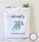 Preview: Drache Ritter WECHSELKLEIDUNG Sport Schule personalisiert mit Name Kindergarten Wechselwäsche Kindergartenkind Einschulung Geburtstag von Lüttentüddel®